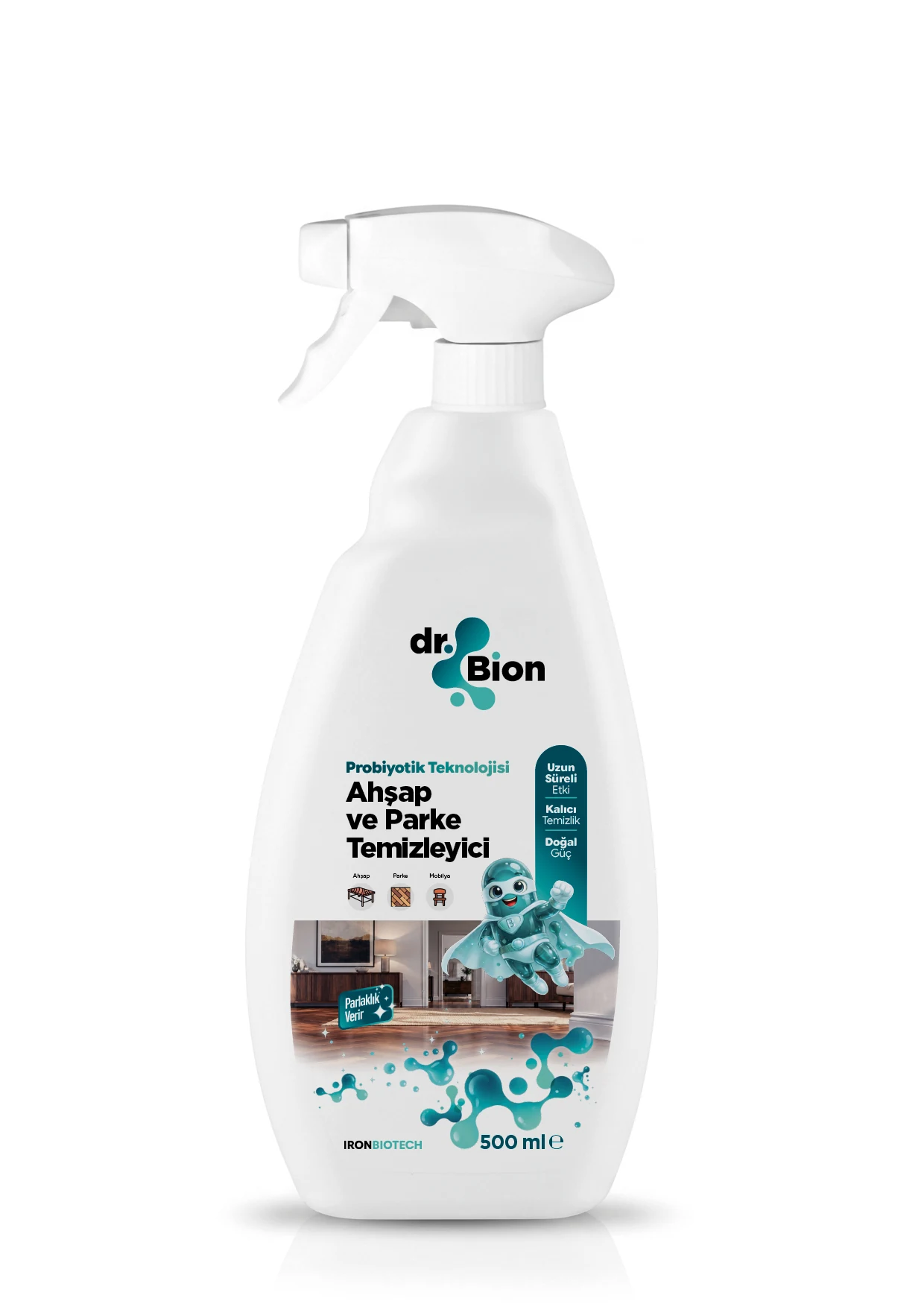 Dr. Bion Ahşap ve Parke Temizleyici Sprey 500 ml